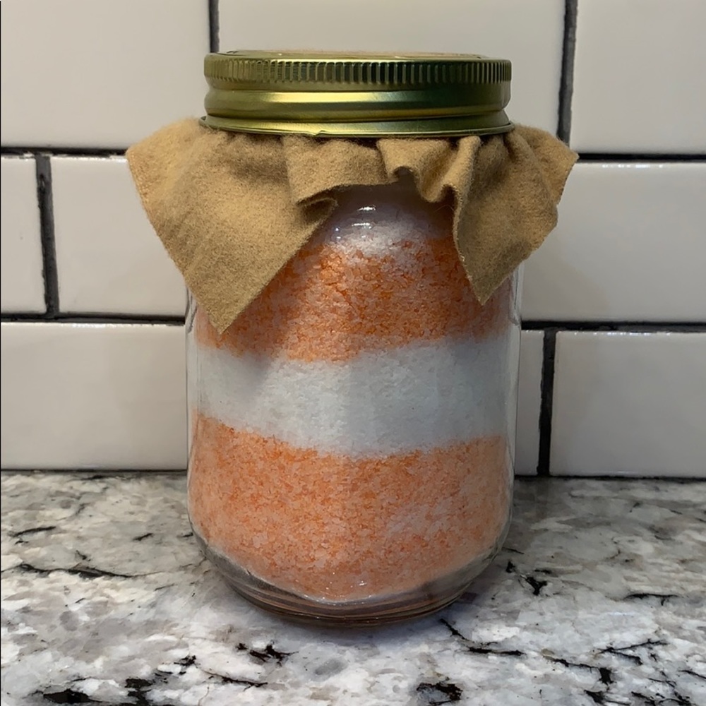 Orange Scented Essential Oil Homemade Bath Salt - Picture 3 of 4